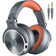 OneOdio Wired Over Ear Headphones for Recording and Mixing Studio Dj|Top Protein Leather Ear Pad, Guitar Amp Pro-50 (Sliver)