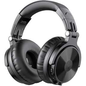 OneOdio Wireless & Wired Bluetooth Headphones with 50mm Neodymium Driver & Deep Bass for PC/Phone 110 Hrs. Playtime Black Pro-C