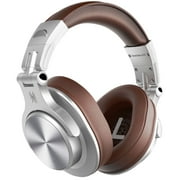 OneOdio Wireless Over Ear Headphones with Mic Bluetooth & Wired Mode for PC Cell Phones Laptop, 72 Hours Playtime-A70 Gray
