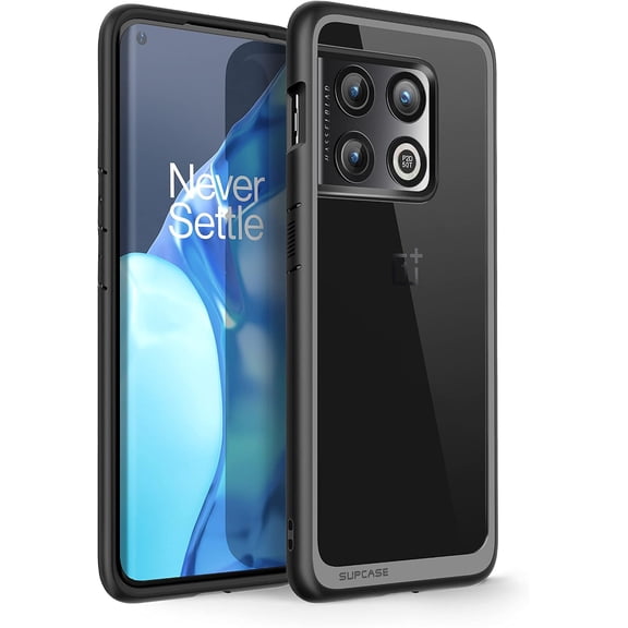 for OnePlus 10 Pro 5G Case, Military-Grade Protection, Black | Thin and Light, Premium Hybrid Protective Clear Back, Raised Edges, Compatible with Wireless Chargers, Unicorn Beetle Style