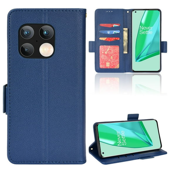 OnePlus 10 Pro 5G Case , PU Leather Flip Cover Card Slots Magnetic Closure Wallet Case for OnePlus 10 Pro 5G