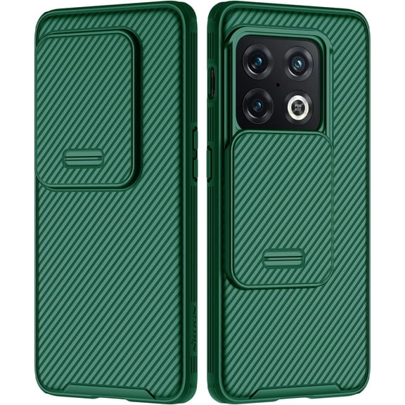 OnePlus 10 Pro Case with Slide Camera Cover, Pro Case with Camera Protection for OnePlus 10 Pro 2022 - Green