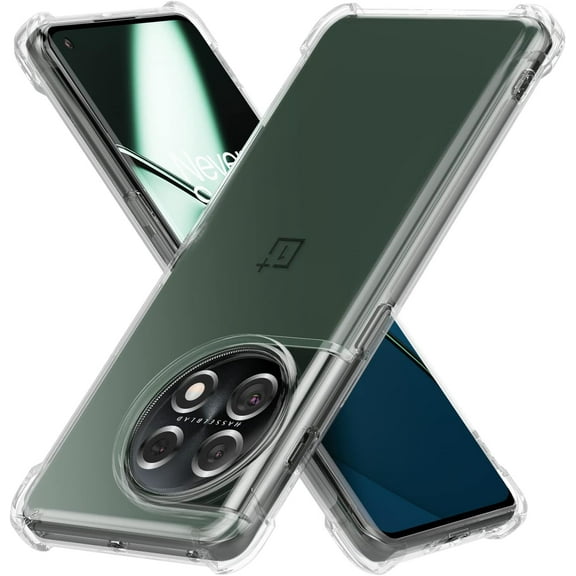 for OnePlus 11 Case, for OnePlus 11 Phone Case Clear, Scratch Resistant Reinforced Corners TPU Rubber Soft Skin Silicone Protective Case Cover for OnePlus 11 2023 (Crystal Clear)