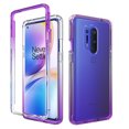 thumbnail image 1 of OnePlus 8 Pro Case, Kaesar Ultra Transparency Colorful Protective Bumper Case With Soft Back Panel for OnePlus 8 Pro (Purple), 1 of 6