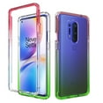 thumbnail image 1 of OnePlus 8 Pro Case, Kaesar Ultra Transparency Colorful Protective Bumper Case With Soft Back Panel for OnePlus 8 Pro (Red/Green), 1 of 6