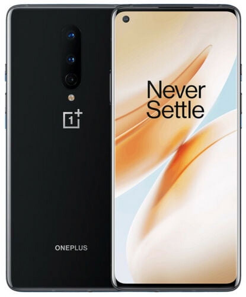 OnePlus 8 iN2010 128GB 8GB RAM (GSM Only) International Version - No Warranty (Onyx Black) - image 1 of 2