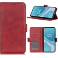 thumbnail image 1 of OnePlus 8T / OnePlus 8T 5G Case, Wallet Folio Flip PU Leather Magnetic Buckle Slim Back Cover Built-in Card Holder Slot and Stand for OnePlus 8T / OnePlus 8T 5G (Red), 1 of 6
