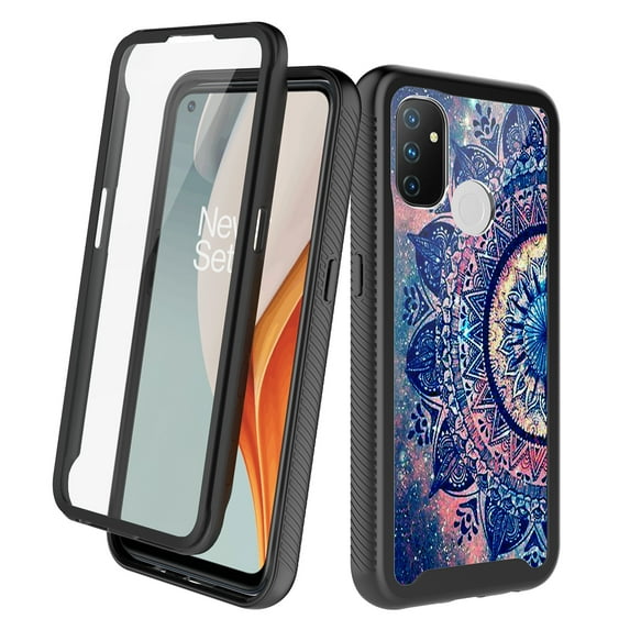 OnePlus Nord N10 5G Case, Rosebono Hybrid Graphic Design Pattern Hard Back Pannel Cover Case For OnePlus Nord N10 5G (Mandala)