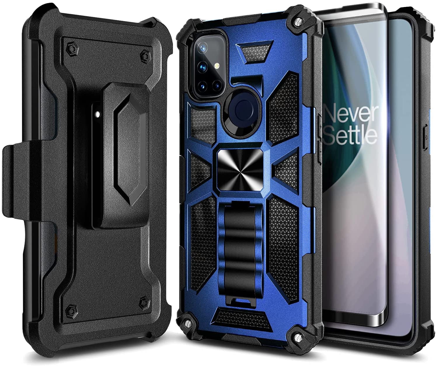 OnePlus Nord N10 5G Phone Case with Tempered Glass Screen Protector