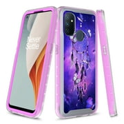 OnePlus Nord N100 Case, Rosebono Graphic Design Shockproof Protective Full-Body Rugged Clear Hybrid Case for OnePlus Nord N100 Dream Catcher