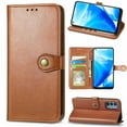 thumbnail image 1 of OnePlus Nord N200 5G Case and Cover, Allytech PU Leather Folio Flip TPU Back Shell Shockproof Credit Card Slots Business Holster Magnetic Case for OnePlus Nord N200 5G 2021 Released, Brown, 1 of 3