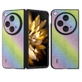 thumbnail image 1 of for OnePlus Open Bling Case, OnePlus Open Phone Case Glitter Hybrid Case [Hard PC + PU Leather] Rugged Case Slim Shockproof Protective Phone Cover,Rainbow, 1 of 5