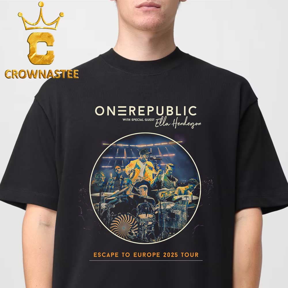 OneRepublic Escape To Europe 2025 Tour Classic TShirt