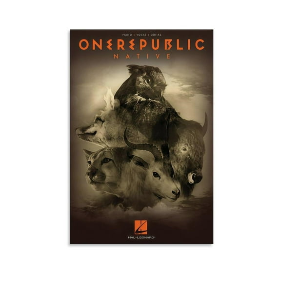 OneRepublic by Native Canvas Poster Bedroom Decor Office Decor Gifts