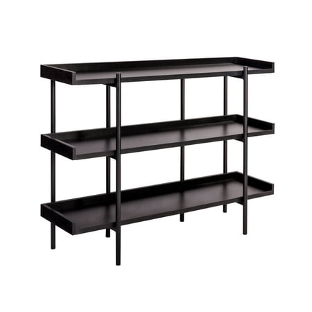 OneSpace - Modern 3-Shelf Bookcase - Black