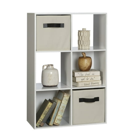 OneSpace - 6-Cube Organizer - White