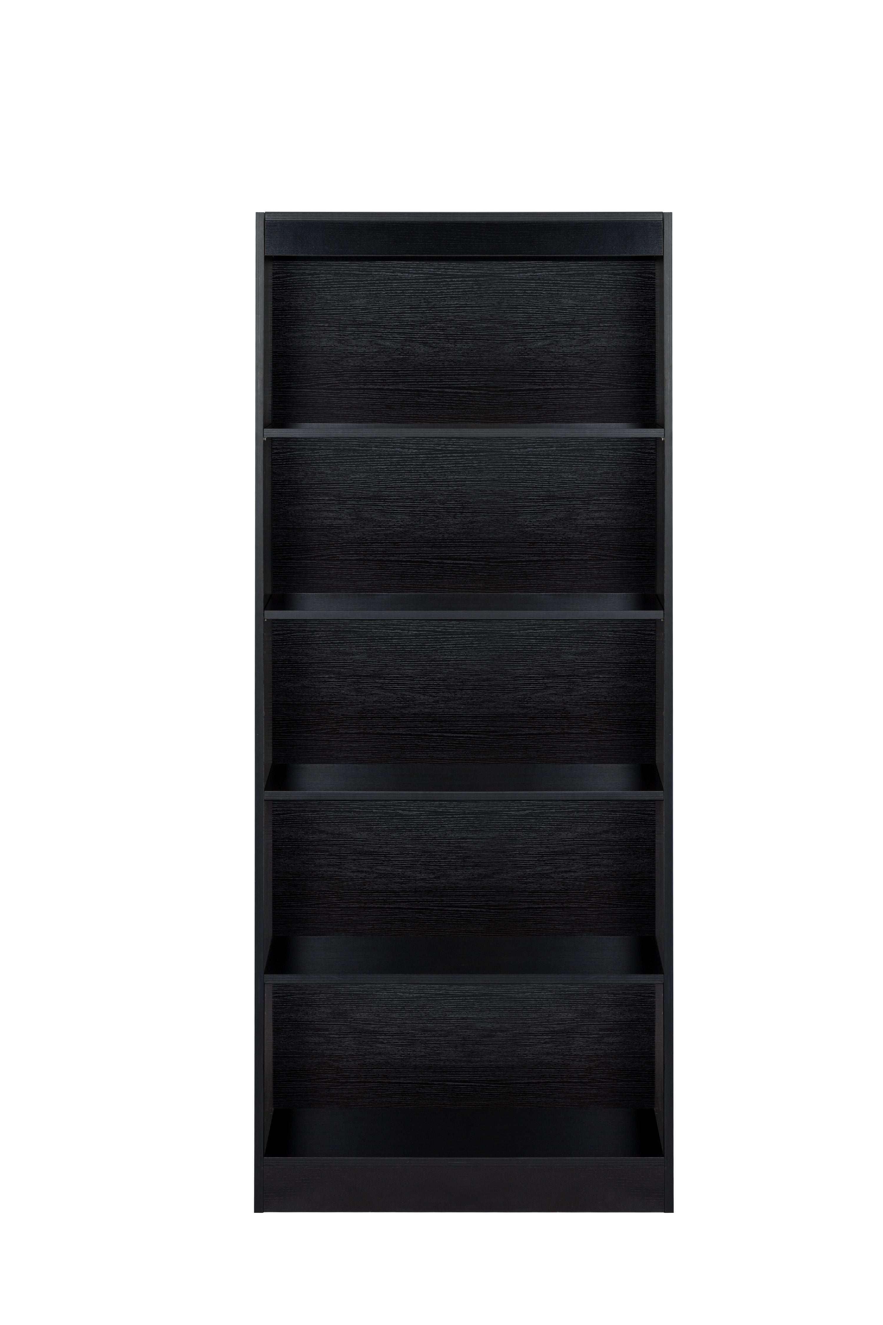 Shop OneSpace Essential 5Tier Book Shelf, Black Great Prices Await