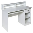 OneSpace Essential Computer Desk Hutch with PullOut Keyboard