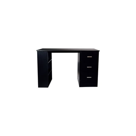 OneSpace - Monroe 3 Shelve Computer Desk - Black