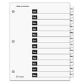 thumbnail image 1 of Cardinal Traditional OneStep Index System, 12-Tab, Months, Letter, White, 12/Set -CRD60313, 1 of 2