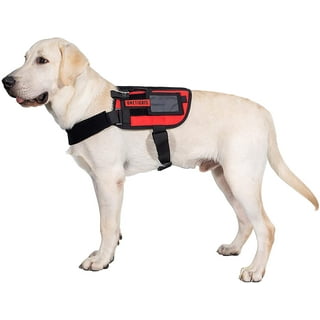 OneTigris Tactical Dog Harness - Fire Watcher Comfortable Patrol Vest  (Coyote Brown, Medium) Medium Brown 
