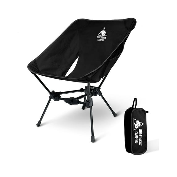 OneTigris Tigerblade Camping Chair, Lightweight Folding Backpacking Hiking Chair, Compact Portable 330 lbs Capacity