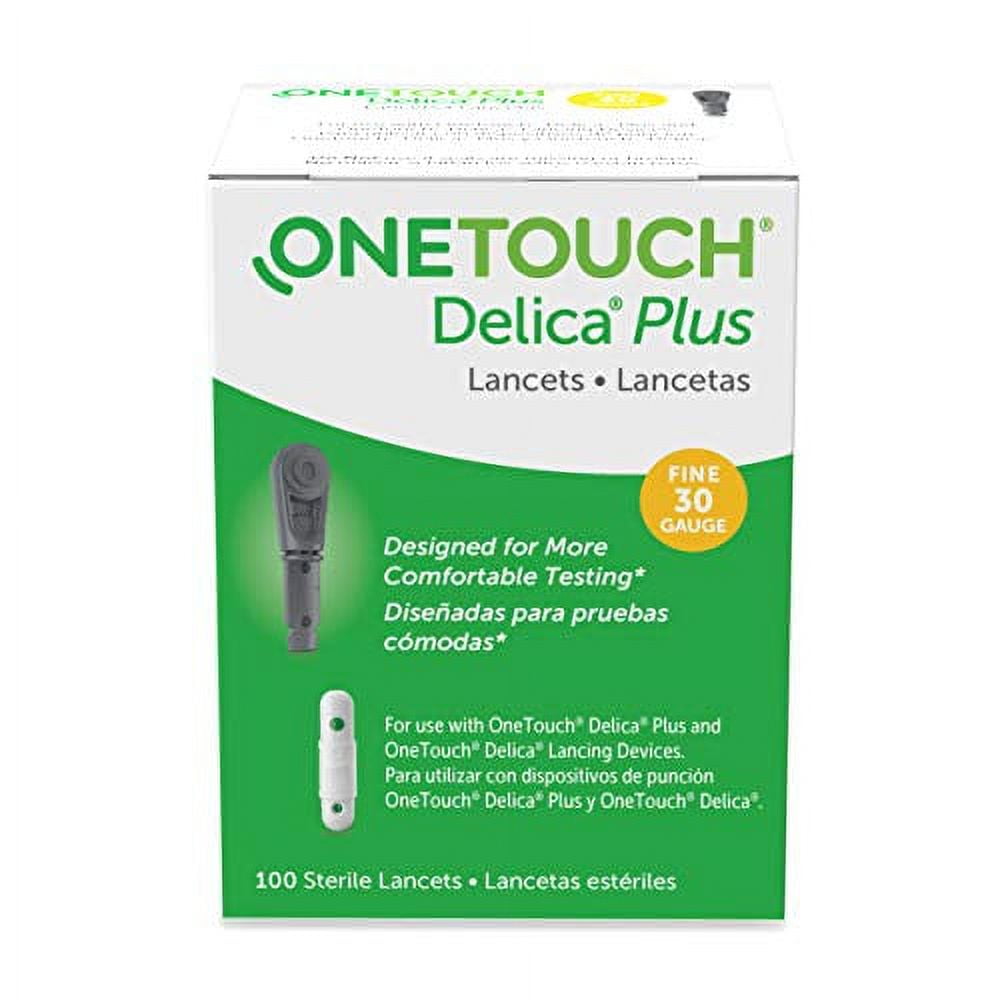 Delica Plus Diabetic Lancets, 30 Gauge, 100 Count SingleUse