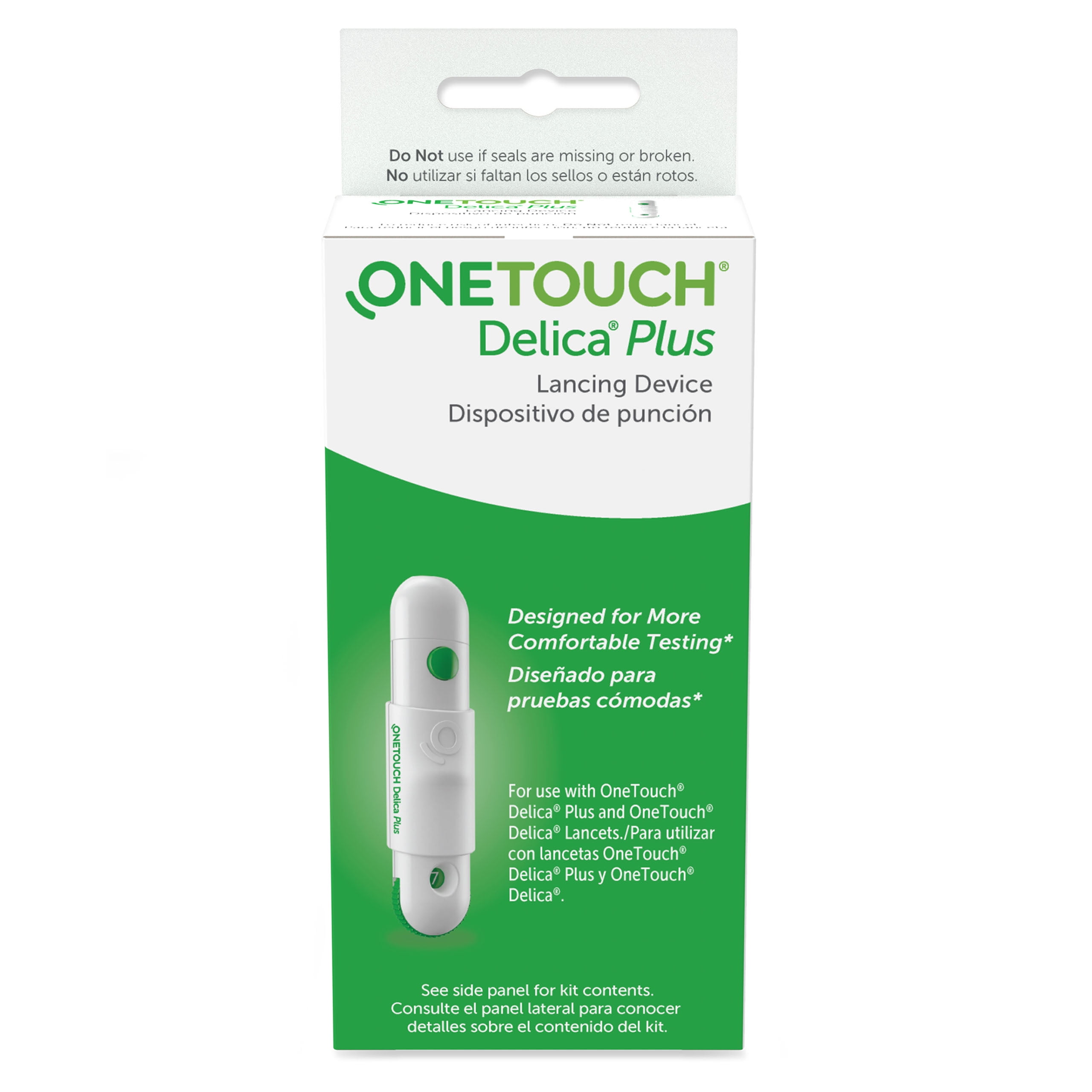 OneTouch Diabetics Glucose Blood Test Verio, Delica Plus Lancing Device ...