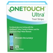 OneTouch Ultra Diabetes Test Strips - 25 Count