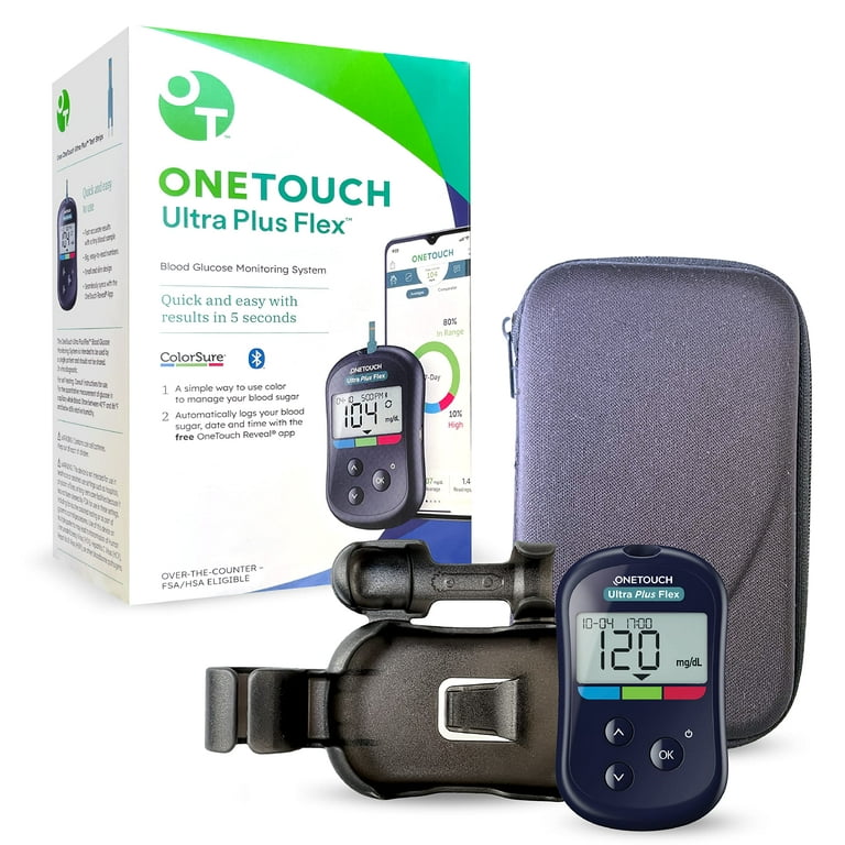 https://i5.walmartimages.com/seo/OneTouch-Ultra-Plus-Flex-Blood-Glucose-Meter-Monitor-For-Sugar-Test-Kit-Monitoring-System-Includes-Carrying-Case_3e29288b-fe7c-4324-b7a6-ebe45f01bd7b.6195a7581c65e91c9c913b41535af823.jpeg?odnHeight=768&odnWidth=768&odnBg=FFFFFF
