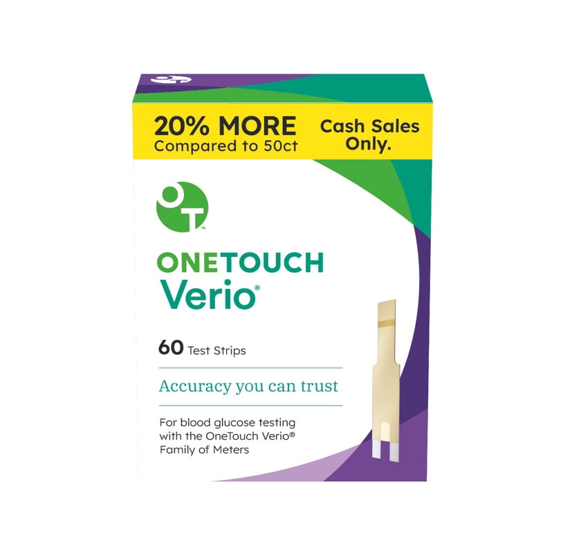 OneTouch Verio 60ct Test Strips