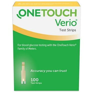 OneTouch Verio Blood Glucose Test Strips, 100 Ct