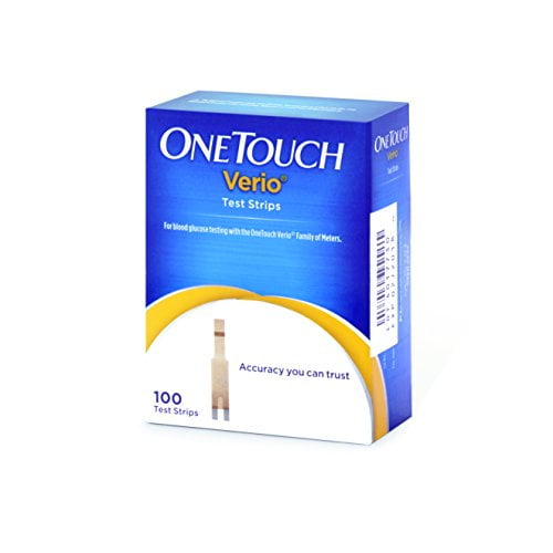 OneTouch Verio Blood Glucose Test Strips, 100 Ct