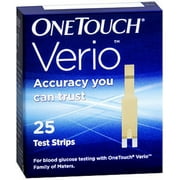 OneTouch Verio Blood Glucose Test Strips, 25 Ct