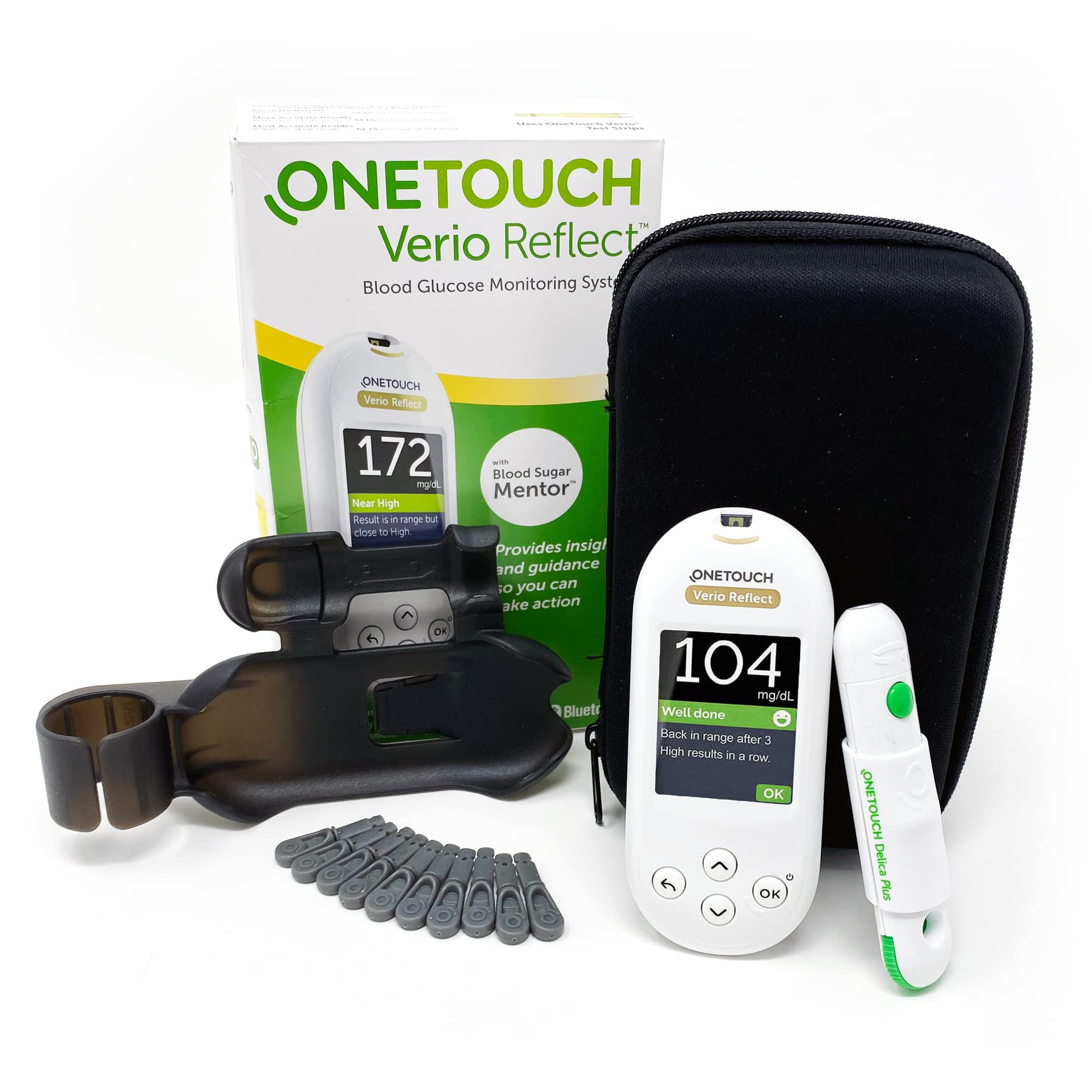 Onetouch Verio Reflect Blood Glucose Meter Monitor For Sugar Test Kit
