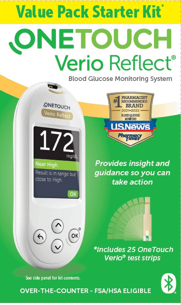 OneTouch Verio Reflect Meter Value Starter Kit