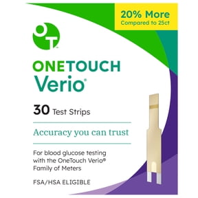 OneTouch Verio® test strips 30ct