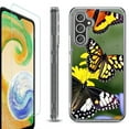 thumbnail image 1 of OneToughShield ® Case Compatible with Samsung Galaxy A25 5G, Shockproof Bumper Phone Case, with Tempered Glass Screen Protector - Butterfly/Flower, 1 of 4