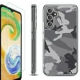 thumbnail image 1 of OneToughShield ® Case Compatible with Samsung Galaxy A25 5G, Shockproof Bumper Phone Case, with Tempered Glass Screen Protector - Camo B/W, 1 of 4
