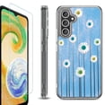 thumbnail image 1 of OneToughShield ® Case Compatible with Samsung Galaxy A25 5G, Shockproof Bumper Phone Case, with Tempered Glass Screen Protector - Daisy Sky, 1 of 4