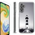 thumbnail image 1 of OneToughShield ® Case Compatible with Samsung Galaxy A25 5G, Shockproof Bumper Phone Case, with Tempered Glass Screen Protector - Lighthouse, 1 of 4