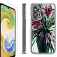 thumbnail image 1 of OneToughShield ® Case Compatible with Samsung Galaxy A25 5G, Shockproof Bumper Phone Case, with Tempered Glass Screen Protector - Lily, 1 of 4