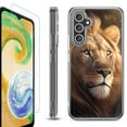 thumbnail image 1 of OneToughShield ® Case Compatible with Samsung Galaxy A25 5G, Shockproof Bumper Phone Case, with Tempered Glass Screen Protector - Lion, 1 of 4