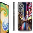 thumbnail image 1 of OneToughShield ® Case Compatible with Samsung Galaxy A25 5G, Shockproof Bumper Phone Case, with Tempered Glass Screen Protector - Neon Street, 1 of 4