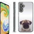 thumbnail image 1 of OneToughShield ® Case Compatible with Samsung Galaxy A25 5G, Shockproof Bumper Phone Case, with Tempered Glass Screen Protector - Pug Face, 1 of 4
