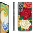 thumbnail image 1 of OneToughShield ® Case Compatible with Samsung Galaxy A25 5G, Shockproof Bumper Phone Case, with Tempered Glass Screen Protector - Radiant Rose, 1 of 4