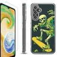 thumbnail image 1 of OneToughShield ® Case Compatible with Samsung Galaxy A25 5G, Shockproof Bumper Phone Case, with Tempered Glass Screen Protector - Skeleton Skater, 1 of 4