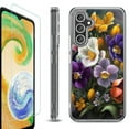 thumbnail image 1 of OneToughShield ® Case Compatible with Samsung Galaxy A25 5G, Shockproof Bumper Phone Case, with Tempered Glass Screen Protector - Spring Flower, 1 of 4