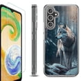 thumbnail image 1 of OneToughShield ® Case Compatible with Samsung Galaxy A25 5G, Shockproof Bumper Phone Case, with Tempered Glass Screen Protector - Wolf Winter, 1 of 4