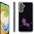 thumbnail image 1 of OneToughShield ® Case Compatible with Samsung Galaxy A25 5G, Shockproof Bumper Phone Case, with Tempered Glass Screen Protector - Zebra Running, 1 of 4